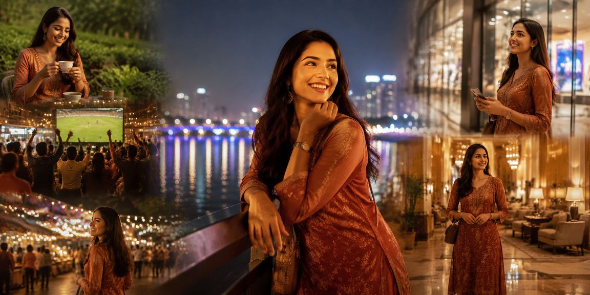 ঢাকায় চা বাগানের পরিবেশে ক্রিকেট বেটিং প্রোমোশন উপভোগ করছেন একজন সদস্য